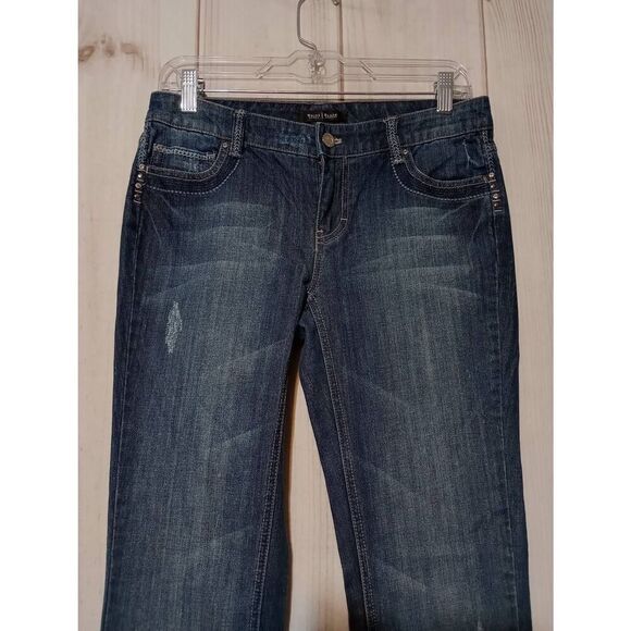 White House Black Market‎ Jeans Ladies 0 Dark Wash Slim Leg - Picture 3 of 9